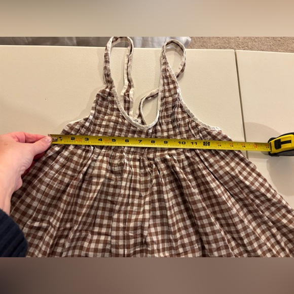 Kimchi Blue Brown and White Checkered Dress - Picture 4 of 5